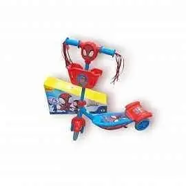 Monopatin de metal- 3 ruedas- spidey -en caja- 61X60X16CM