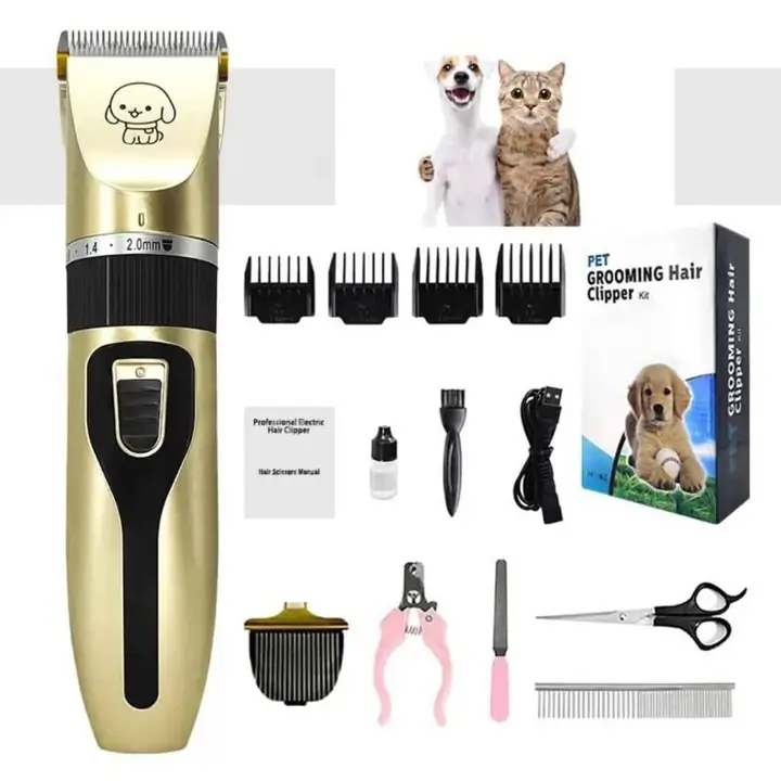 Cortadora de pelo para perros con todos sus accesorios