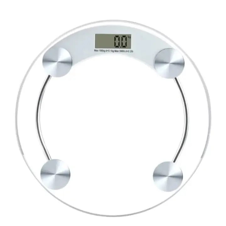Balanza de vidrio baño redonda 180KG OR-2025C