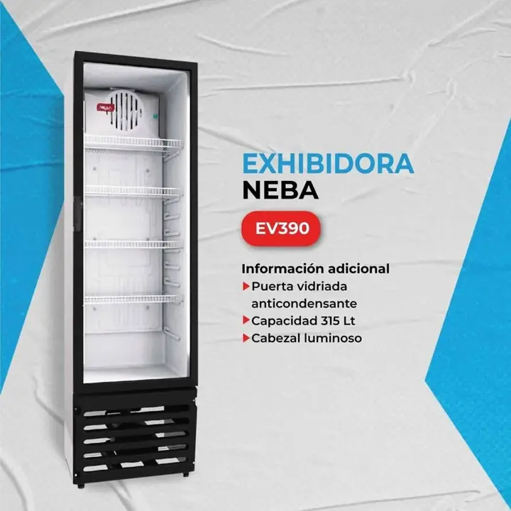 Heladera exhibidos neba 350l