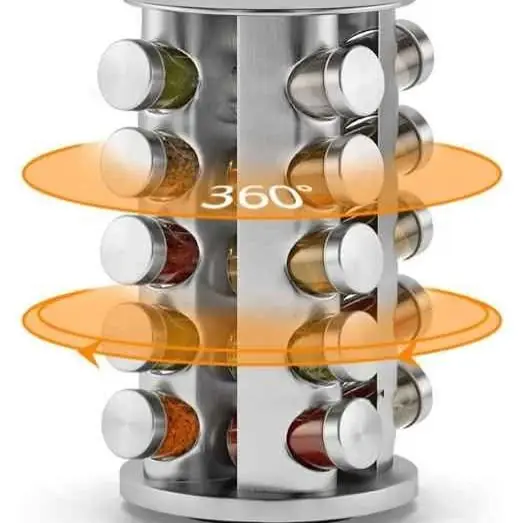 Especiero movil 12 piesas. Giro 360 grados