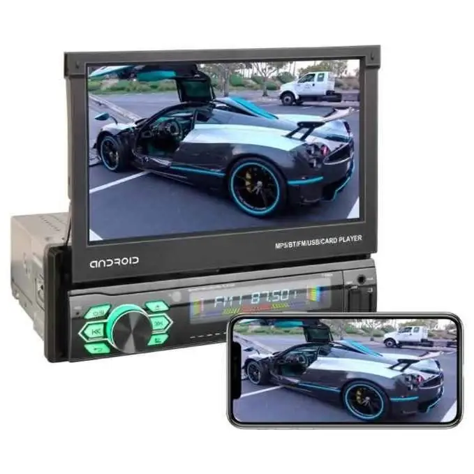 Estereo pantalla retractil 7188A