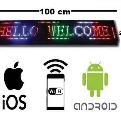 Cartel luminoso con WiFi