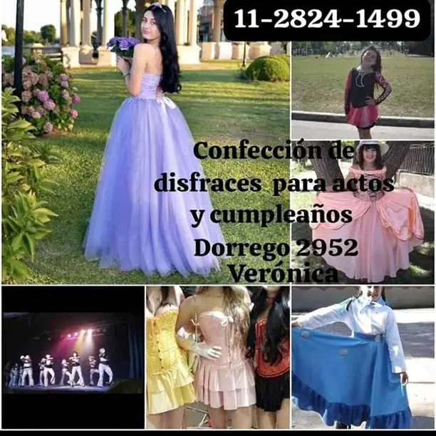 Confección de disfraces para actos y cumpleaños, eventos especiales san Miguel
