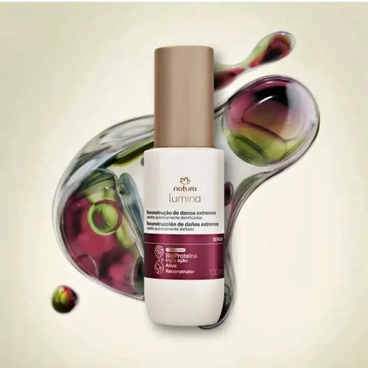 Serum regenerador para cabellos muy dañados lumina natura $15.000