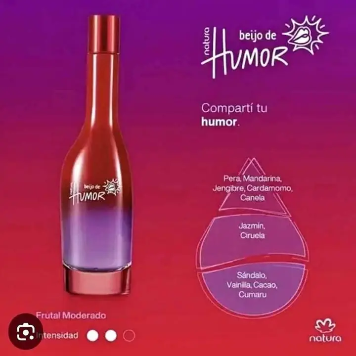 Perfume humor beijo fem
