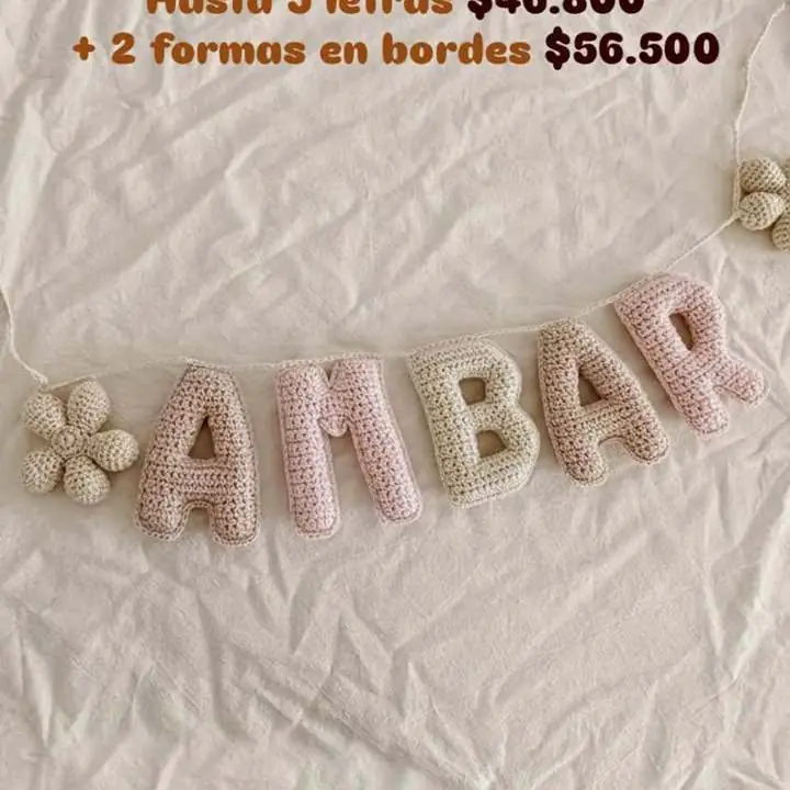 Nombres tejidos promo