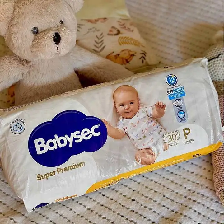 Pañales babysec super premium