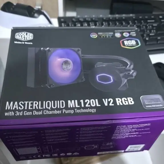 Refrigeración liquida 120 máster cooler RGB