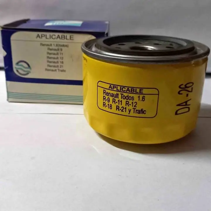 Filtro de aceite Renault 1.6 (todos) / R9 / R11 / R12 / R18 / R21 y Trafic