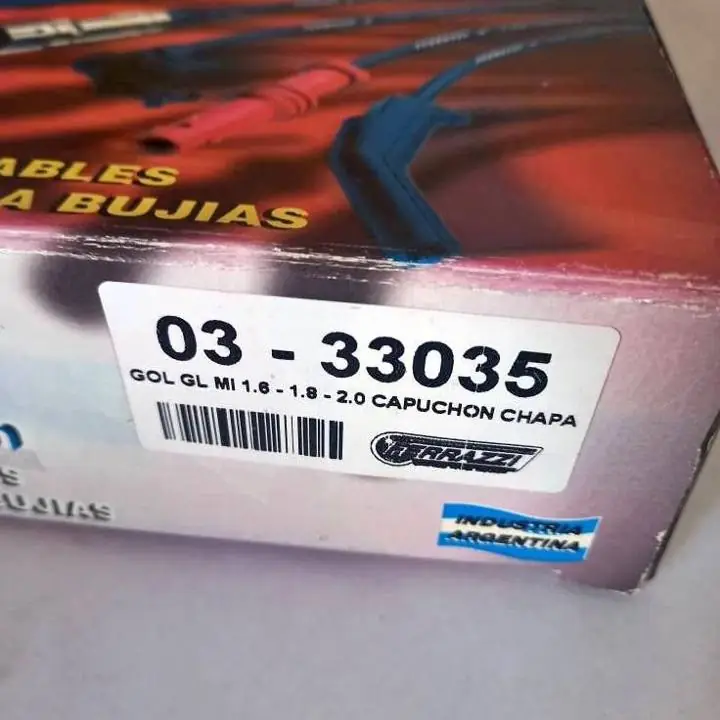 Cables para bujia VW GOL GL MI Capuchón chapa