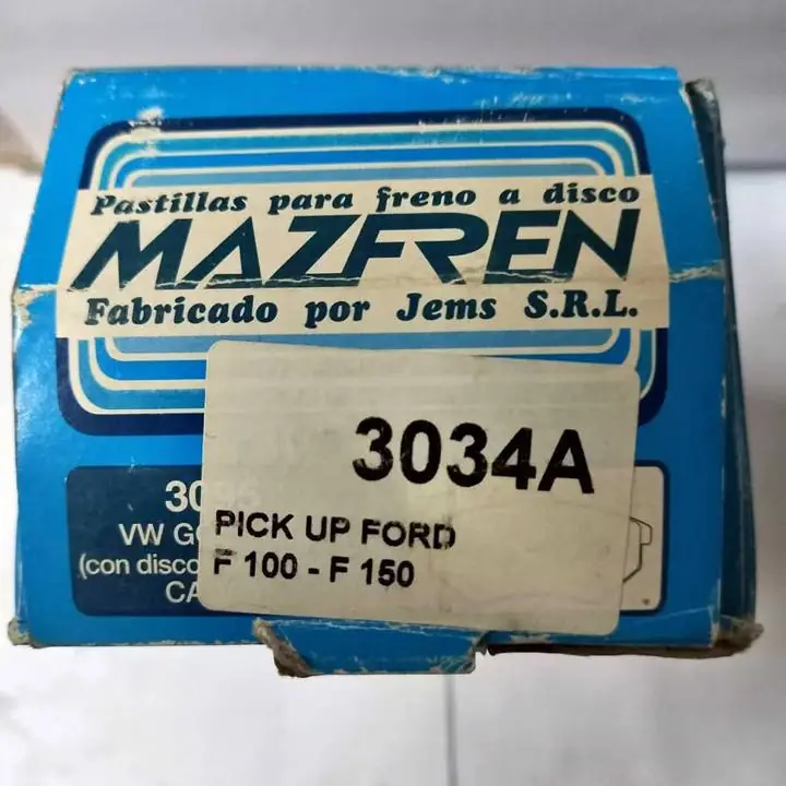 Pastillas de freno Pick Up Ford F100 -F150