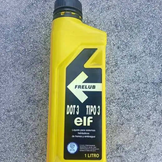 Líquido para sistemas hidráulicos de frenos y embrague Tipo 3 1 Litro