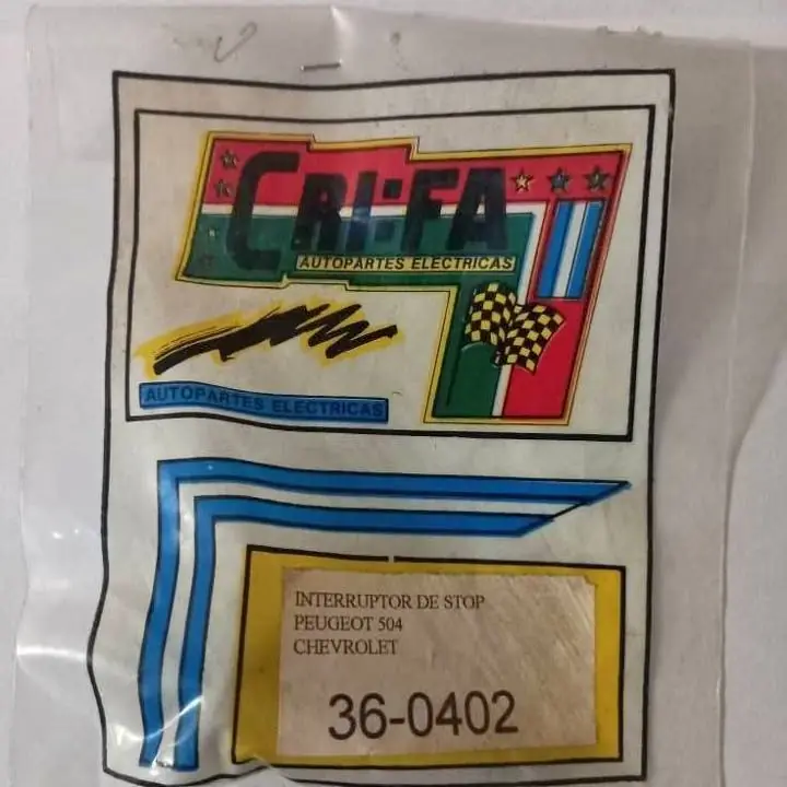 Interruptor de stop Chevrolet y Peugeot 504