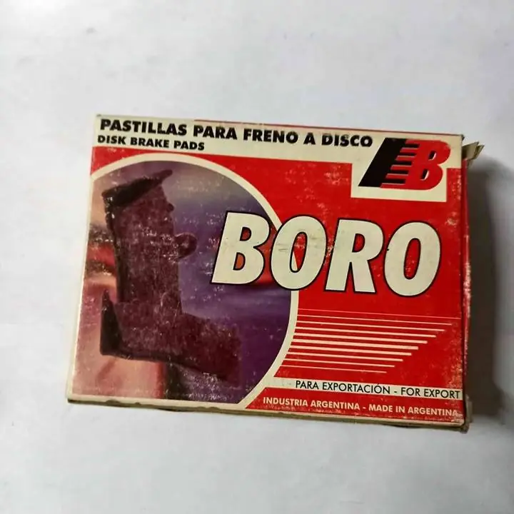 Pastillas para freno a disco BORO para Regatta 85