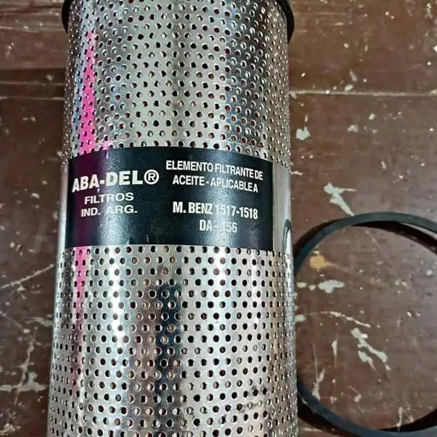 Elemento filtrante de aceite Abadel para Mercedes Benz 1517 y 1518