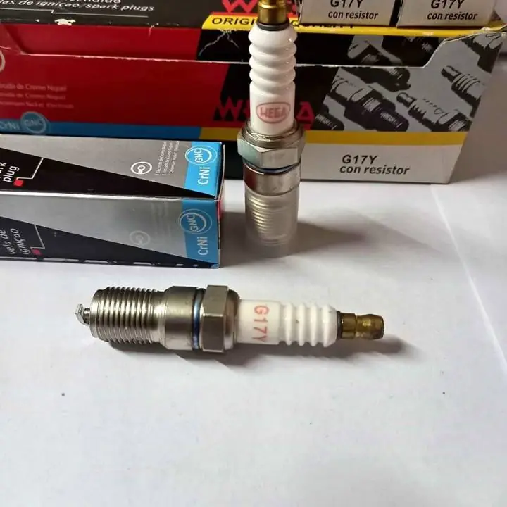 Bujia de encendido WEGA G17Y con Resistor para autos y camionetas