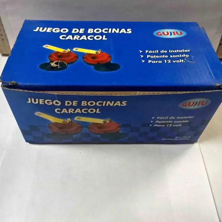 Juego de bocinas caracol para autos y camionetas 12volt