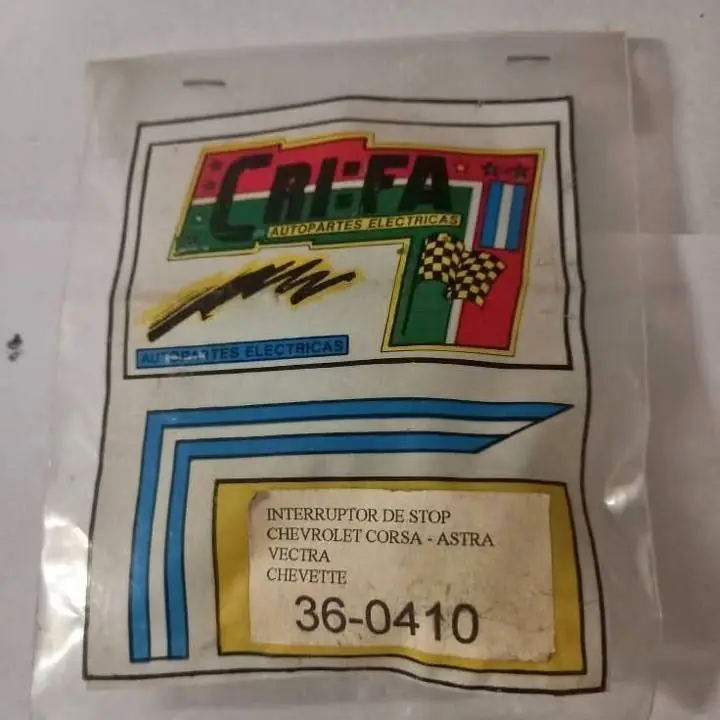Interruptor luz de freno Cri Fa para Chevrolet Corsa / Astra / Vectra y Chevette