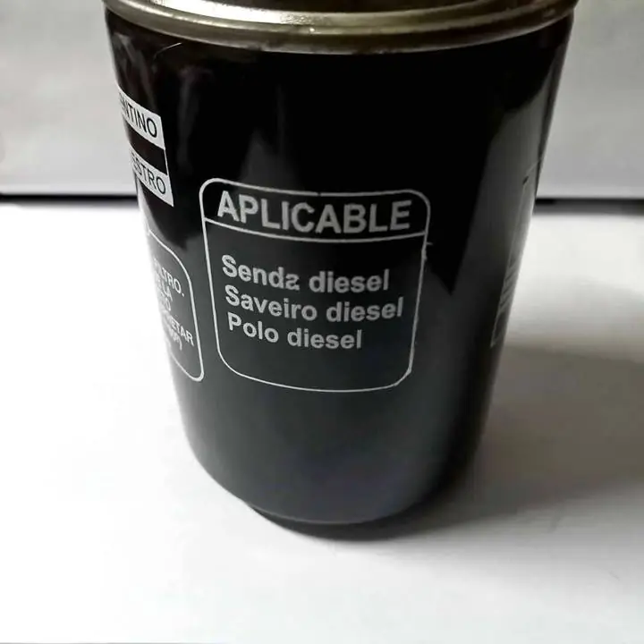 Filtro de aceite Volkswagen Senda / Saveiro y Polo (todos Diésel)