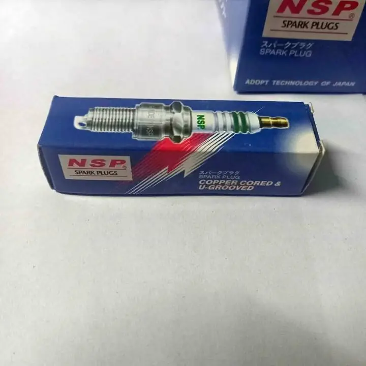 Bujia de encendido rosca corta W8DC NSP moto y cuatriciclo 14mm