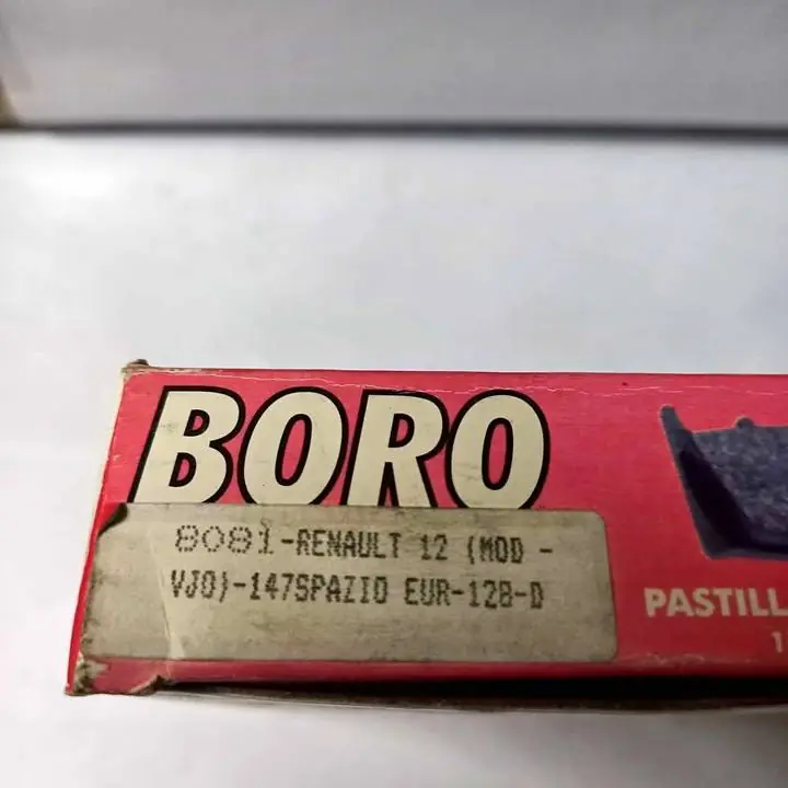 Pastilla de freno a disco Boro para Renault 12 - Fiat 147 Spazio Eur - 128 D