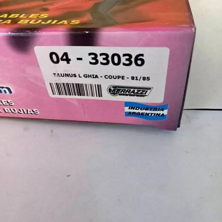 Cables supresores para bujia Ford Taunus L Ghia Coupe