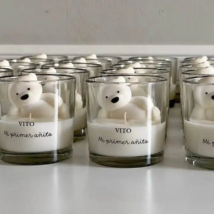 Velas aromáticas personalizadas en vaso