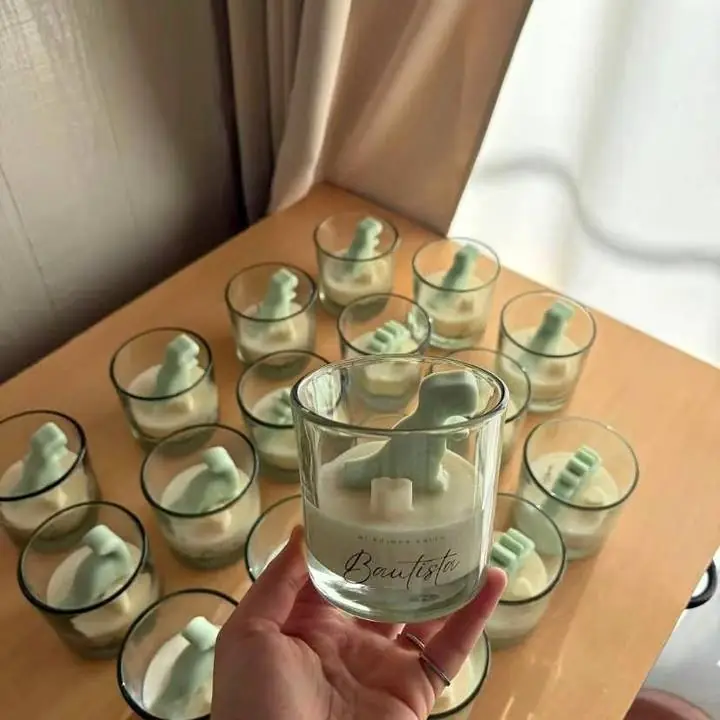 Velas aromaticas en vaso