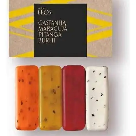 Caja de jabones ekos exfoliantes natura oferta