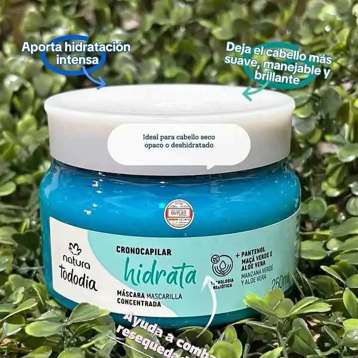 Baño de crema hidratante para cabellos de natura oferta