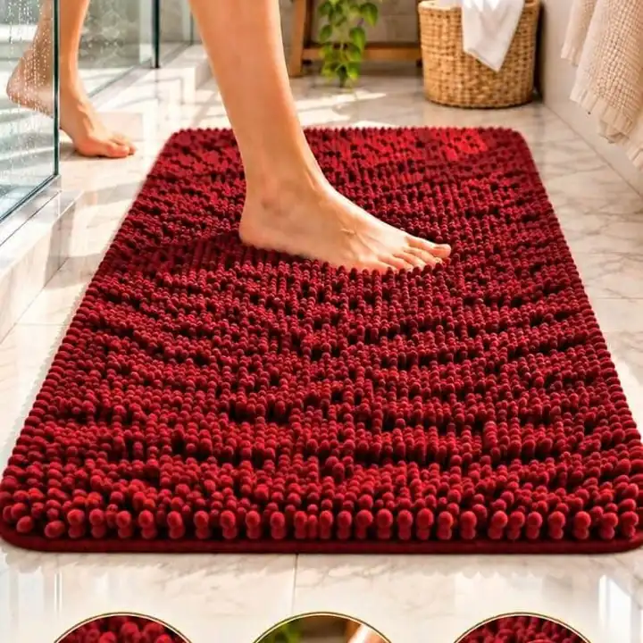 Alfombra Shaggy Rectangular | con Antideslizante