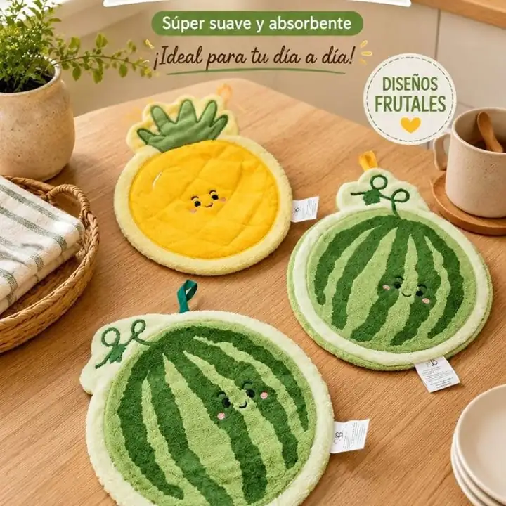 Toallita de Cocina Colgante de Frutas
