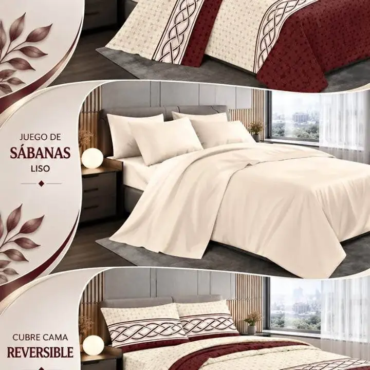 Set 9 piezas | 2 1/2 Plazas | Ideal para Verano