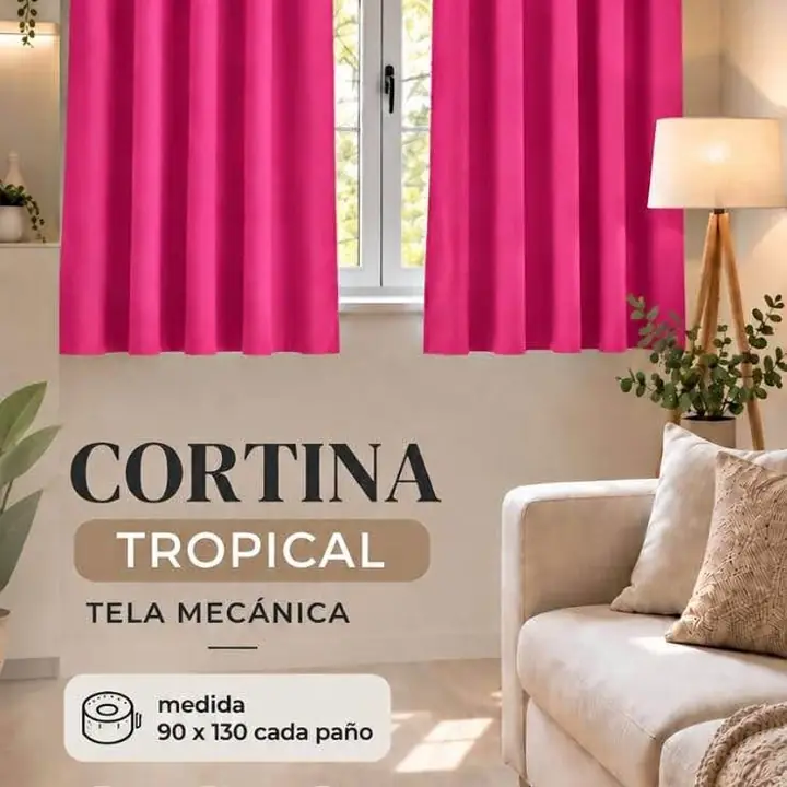 Cortina Tropical Tela Mecánica