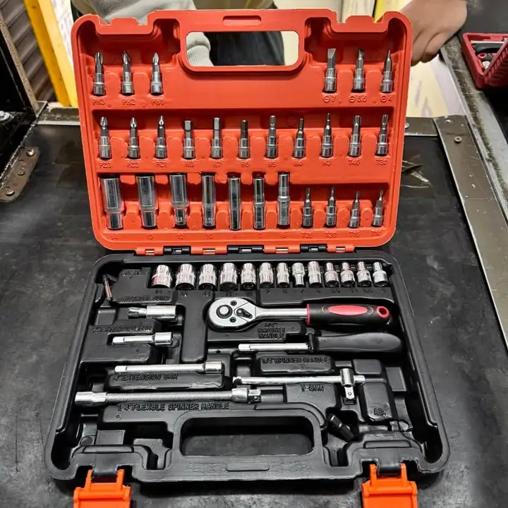 Kit Juego de Llave Tubo Set Maletin 53 Piezas