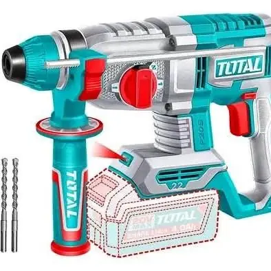 Rotomartillo TOTAL 20V SDS Plus Brushless 2 Joules 22mm Inalámbrico