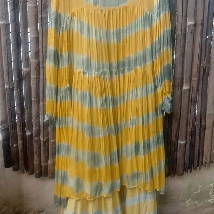 Vestido largo fibrqna va del talle M al XL