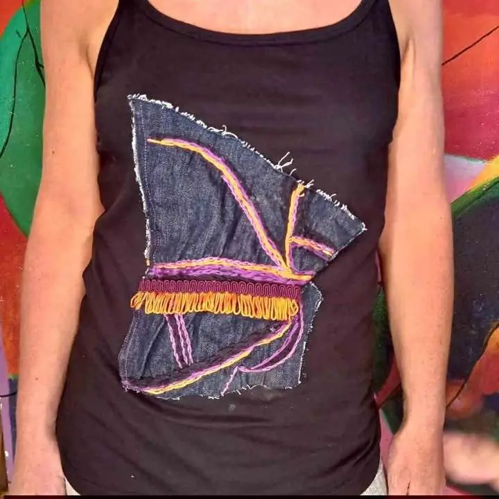 Musculosa de diseño talle M nueva!