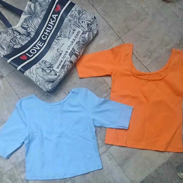 Remeras X2 algodon y lycra nuevas