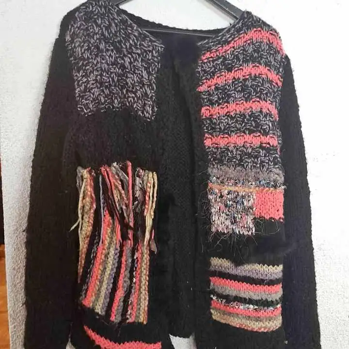 Saco tejido a mano XL