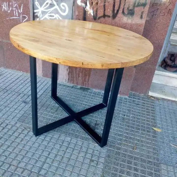 Mesas industriales redondas , a medida y por pedido