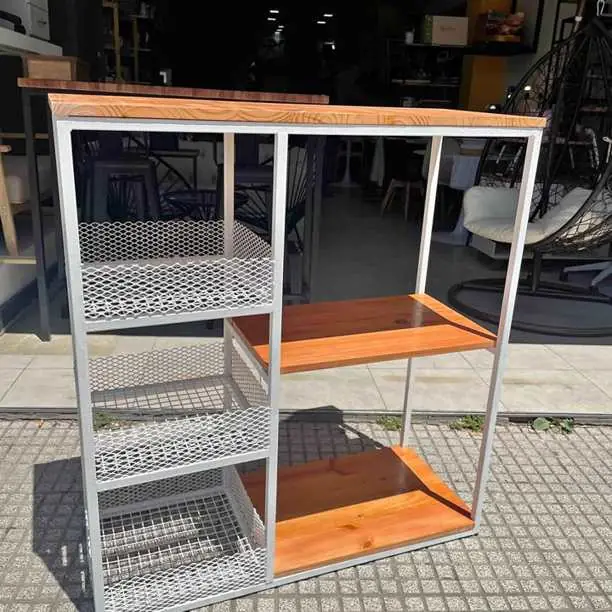 Mueble organizador estilo industrial