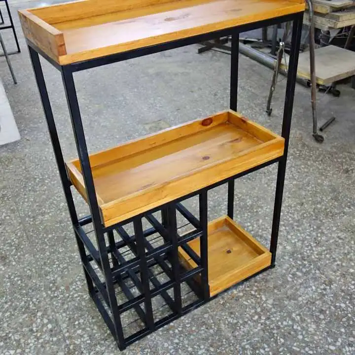Mueble exhibidor de vinos