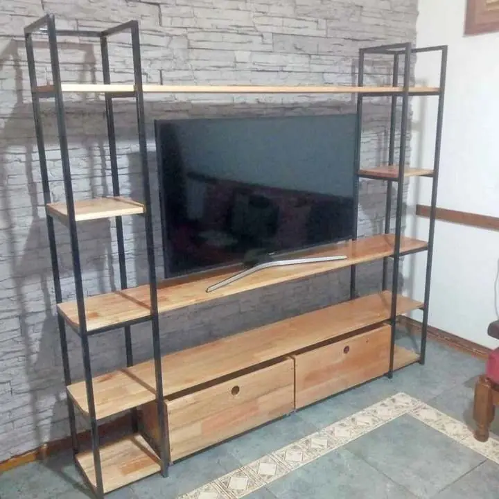 Rack de tv estilo industrial