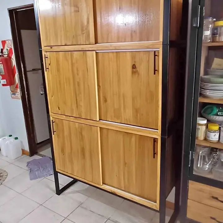 Mueble modular estilo industrial