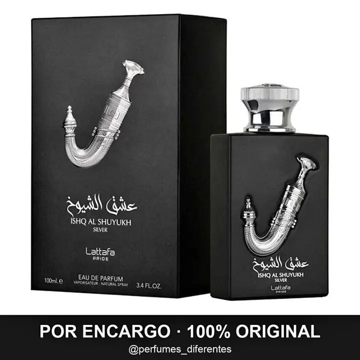 Perfume Lattafa Ishq al Shuyukh Silver EDP 100ml