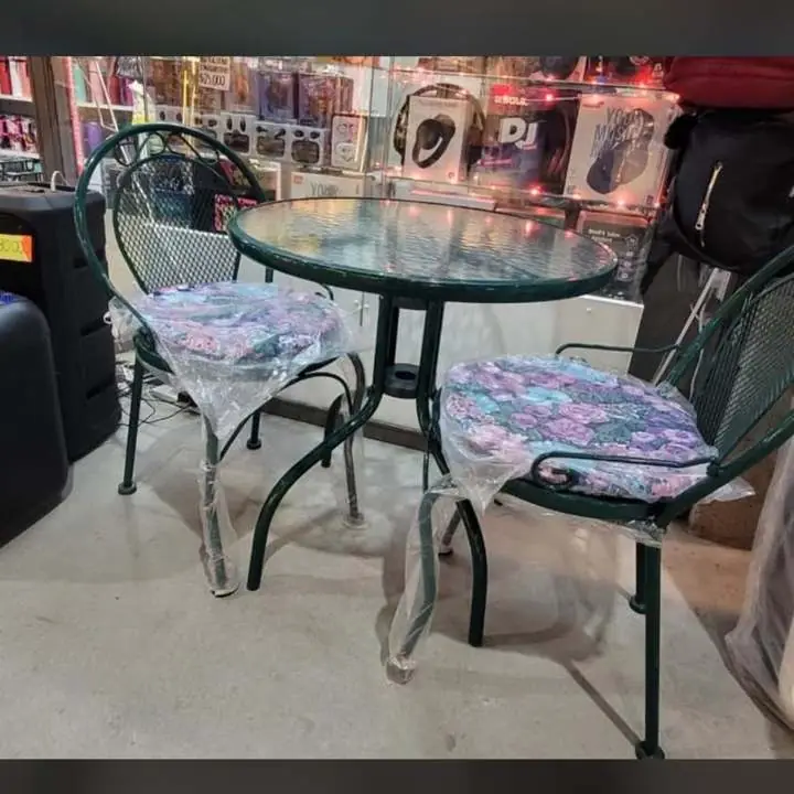 Set mesa de vidrio