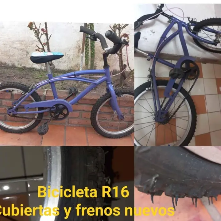 Bicicleta R16 niños niñas CABA