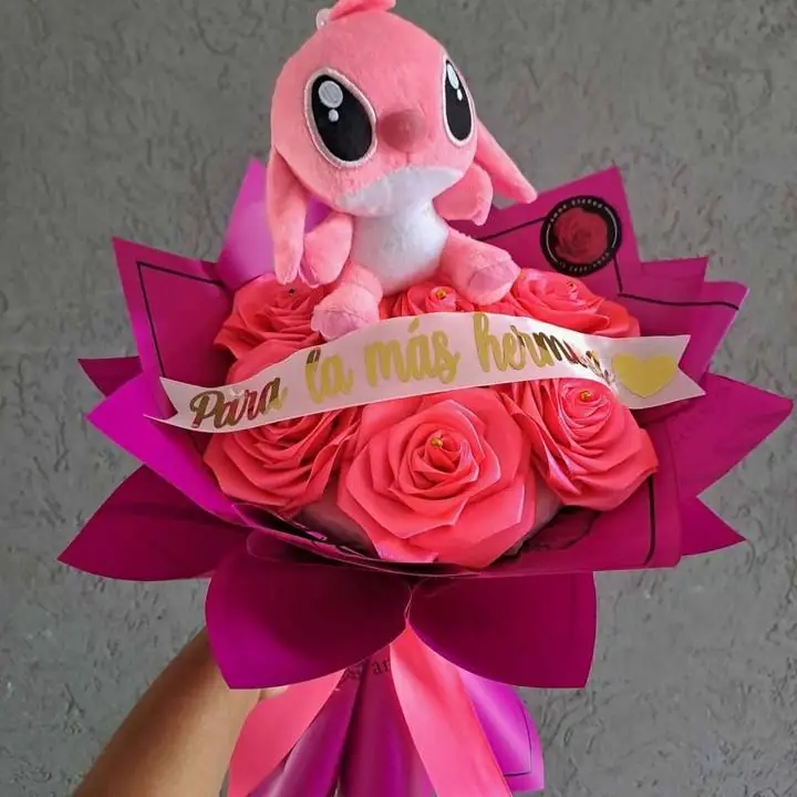 Regalos san valentin ramos con peluches
